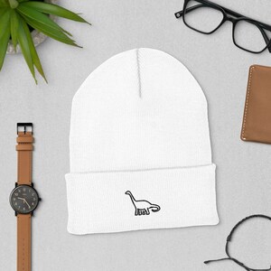 Dinosaur Embroidered Beanie