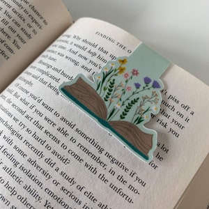 Growing Flowers Magnetic Bookmark