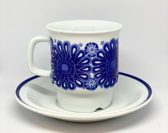 Egersund Norway KORULEN coffee cup and saucer