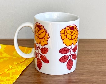 Zeldzaam model! Marimekko Finland VIHKIRUUSU-mok