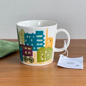 Mint condition! Arabia Finland TEEMA KOTIKAUPUNKI KESKUSTA (Home town, City center) mug