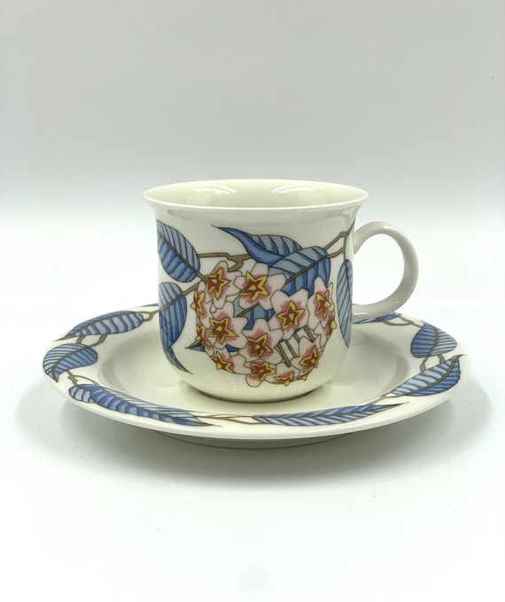 Arabia Finland ARCTICA light blue coffee cup saucer & side plate