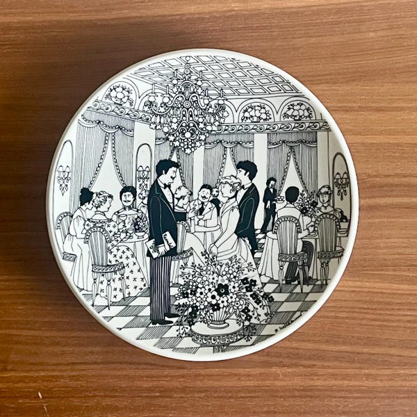 Limited edition! Arabia Finland Helsinki Hotels HOVIMESTARI (Head waiter) wall plate
