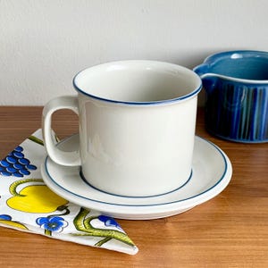 Arabia Finland SAIMAA beer mug and saucer e