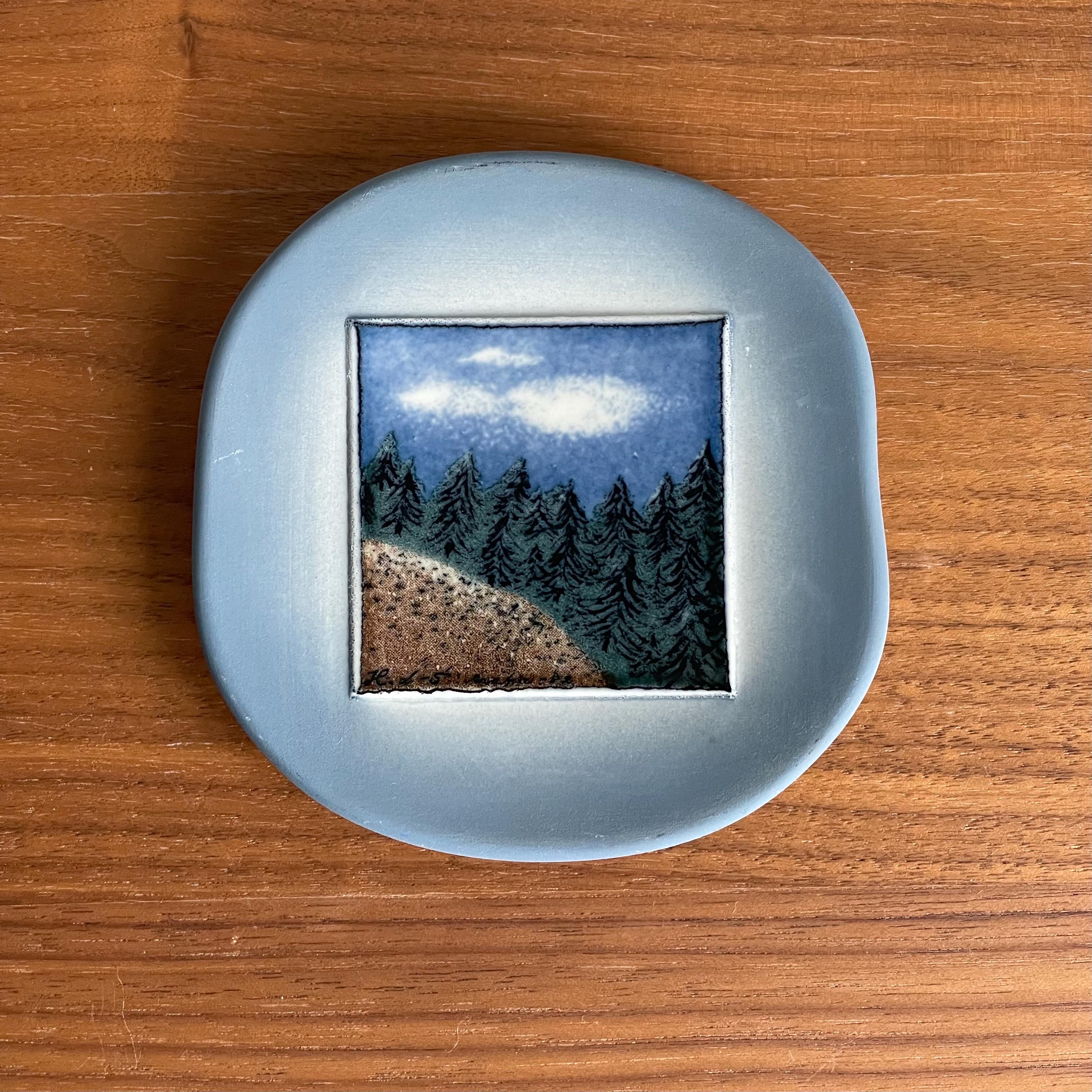 置物 ARABIA Finland Helja Liukko-Sundstrom 88 Limited Edition! Arabia Finland Heljä Liukko-sundström Wall Plate