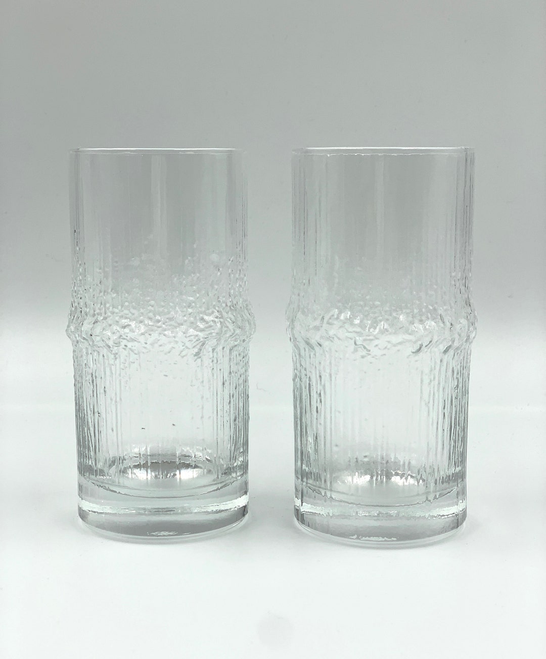 Vintage Iittala Finland NIVA Glasses a Set of 2 Etsy