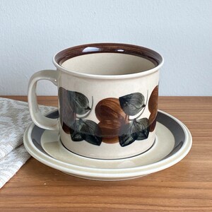 Arabia Finland RUIJA beer mug and saucer