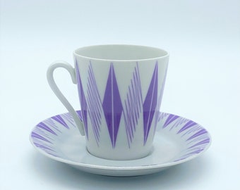 Rare! Uppsala Ekeby Karlskrona coffee cup modell 1013-185.