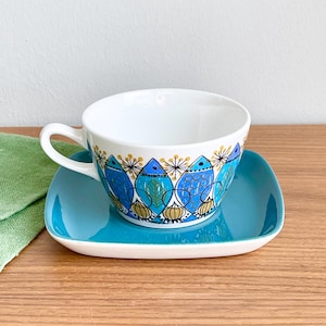 RARE! Figgjo Turi-Design CLUPEA tea cup and saucer