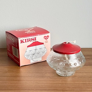 Riihimäen Lasi Finland KIRSI oil lamp in the original packing