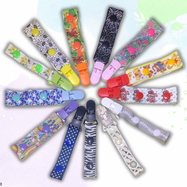 Clips Tubie con estampado clásico personalizado ~ Clip Tubie ~ Clip de fijación de tubo ~ Accesorio de tubo de alimentación ~ Clip de tubo médico / Oxígeno PICC Línea IV