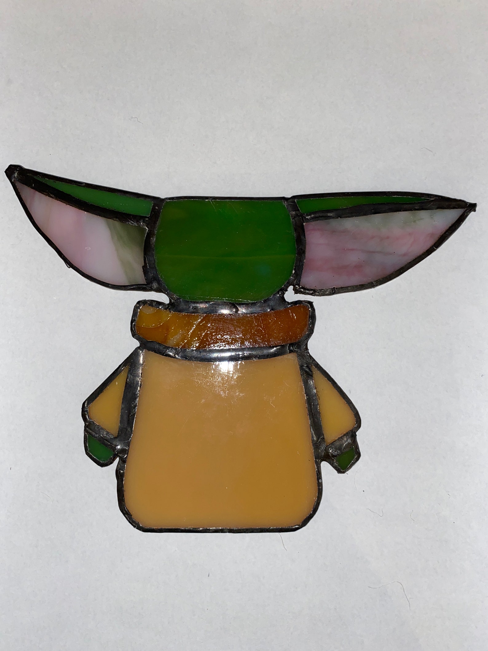 Grogu Baby Yoda Stained Glass Etsy