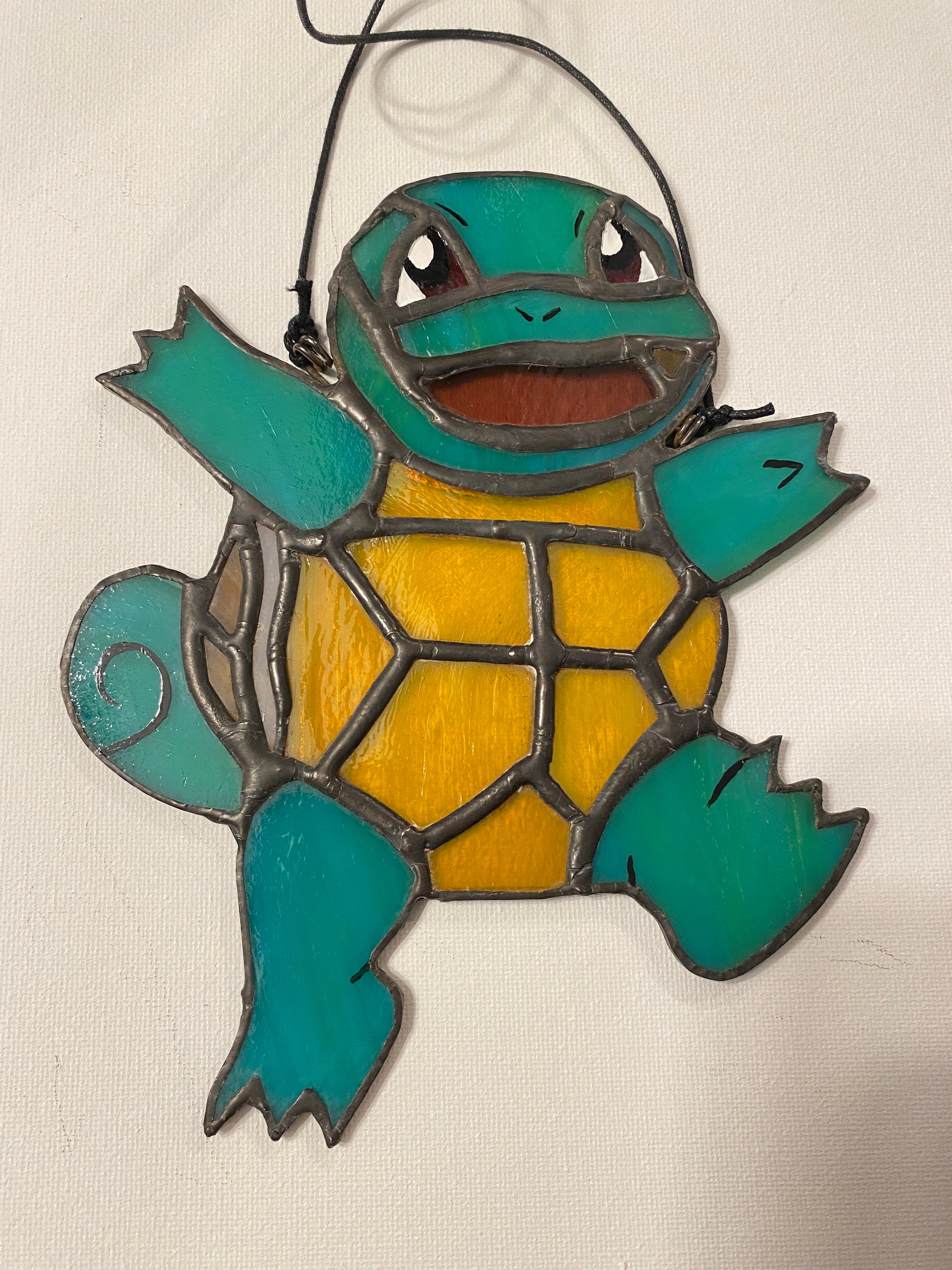 Pokémon Squirtle Stained Glass Suncatcher Etsy