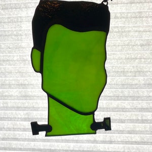 Frankensteins Monster Stained Glass Suncatcher