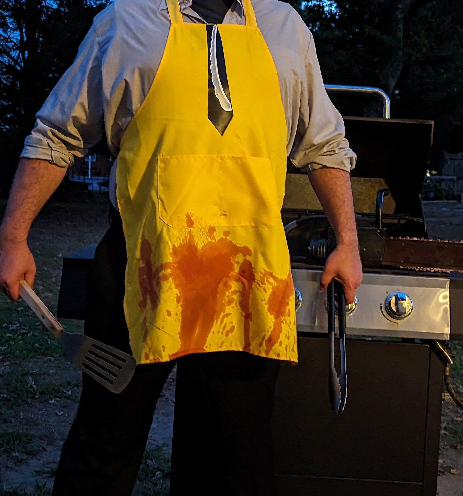 Leatherface Apron Tribute With Pocket Texas Bbq Chainsaw Etsy