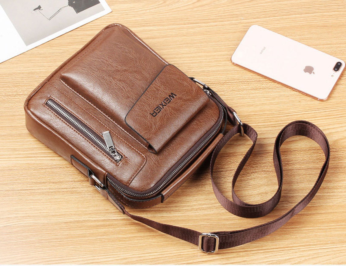 Luxury Casual Men Shoulder Bag Crossbody Bags High Quality Etsy