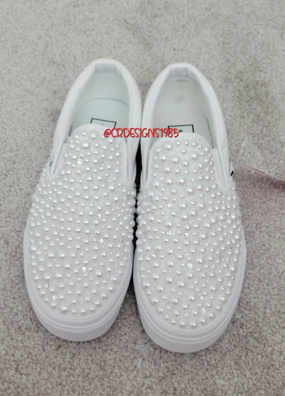 Vans studded slip on shop