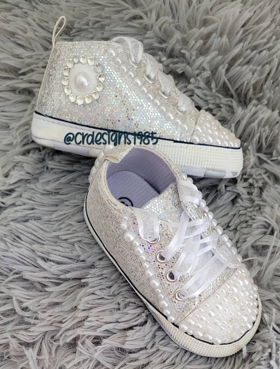 Baby Bling Shoes Baby Wedding Shoes Baby Birthday Shoes Etsy