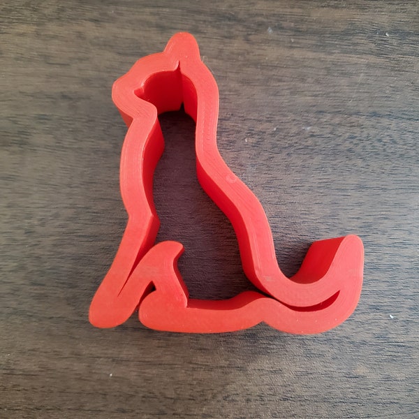 3D PRINTED CAT Phone Stand or business card holder| iphone | android | Phone holder