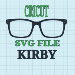 KIRBY TOPPER SVG File, Eyewear, Topper, Svg, Digital Download, svg, Eyeglasses svg, Eyeglasses Frame, Glasses, cricut