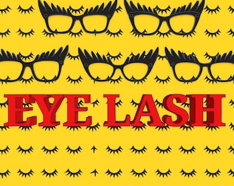 1  Eyelash 3D Printed Magnetic Glasses Topper blank with Magnets INSTALLED Pair Compatible