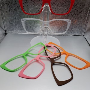 1 KIRWANDA HYBRID Topper made to fit Kirby frames 3D Printed Magnetic Glasses Topper with Magnets INSTALLED Pair Compatible