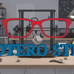 OTERO Eyeglasses Topper STL File for 3D Printing (Digital Download)