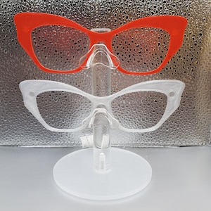 1 GLORIA 3D Printed Magnetic Glasses Topper with Magnets INSTALLED Pair Compatible