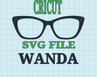 WANDA TOPPER SVG File, Eyewear, Topper, Svg, Digital Download, svg, Eyeglasses svg, Eyeglasses Frame, Glasses, cricut