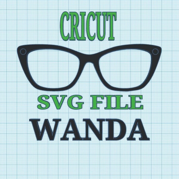 WANDA TOPPER SVG File, Eyewear, Topper, Svg, Digital Download, svg, Eyeglasses svg, Eyeglasses Frame, Glasses, cricut