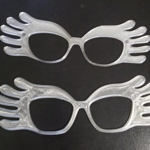 1 LUNA 3D Printed Magnetic Glasses Topper with Magnets INSTALLED Wizard