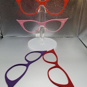 1 SUSIE Q 3D Printed Magnetic Glasses Topper with Magnets INSTALLED Pair Compatible