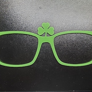 1 Décoration de lunettes magnétique SHAMROCK Topper imprimée en 3D avec aimants Saint-Paddy