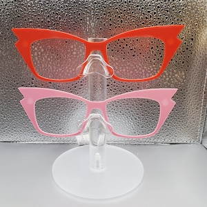 1 RETRO JETSON 3D Printed Magnetic Glasses Topper with Magnets INSTALLED Pair Compatible