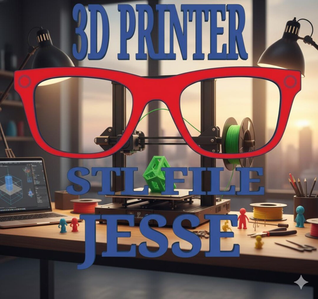 Wordjesse Topper Jesse Eyeglasses Topper STL File for 3D Printing (digital Download) - Etsy