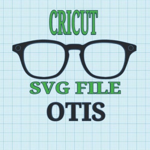 OTIS TOPPER SVG File, Eyewear, Topper, Svg, Digital Download, svg, Eyeglasses svg, Eyeglasses Frame, Glasses, cricut