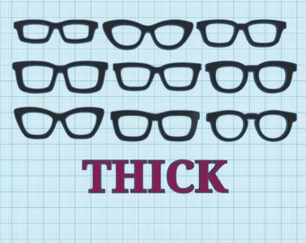 1 0R 5 THICK 3D Printed Magnetic Glasses Topper blank with Magnets INSTALLED Pair Compatible | Please Read Description |