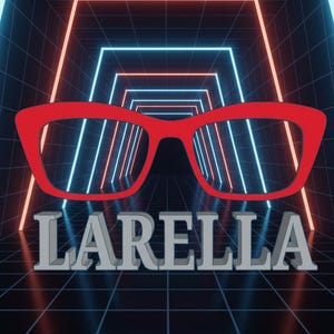 LARELLA 3D Printed Glasses Topper for Larkin Frames