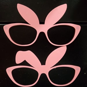 1 3D Printed EASTER BUNNY Topper Magnetic Glasses Toppers with Magnets