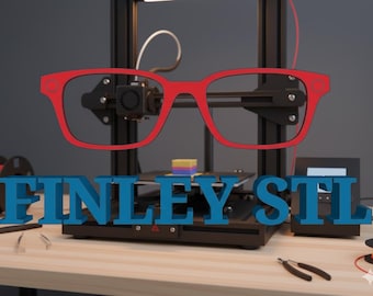 Finley Brillen Topper STL Datei für 3D Druck (Digitaler Download)