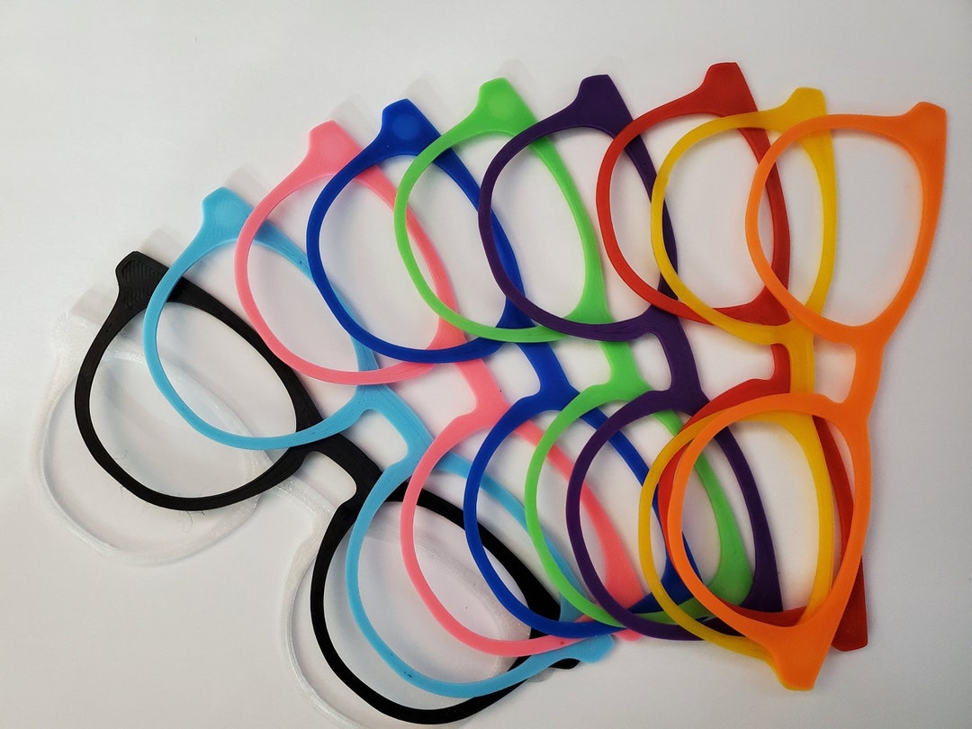 1 COLOR 3D Printed Glasses Topper With Etsy
