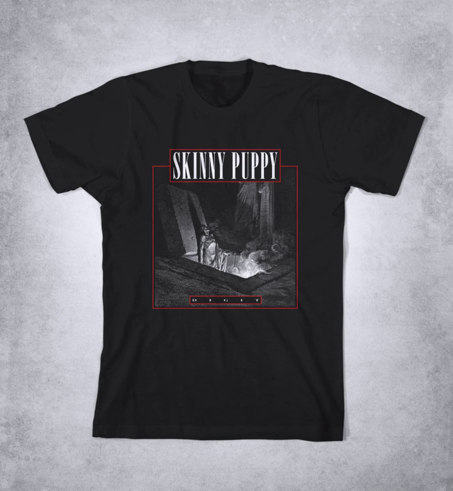 SKINNY PUPPY Tshirt Dig It Skinny Puppy Shirt Etsy