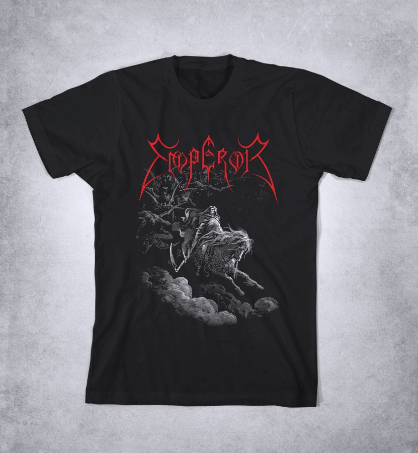 EMPEROR T-shirt Black Metal Shirt Black 