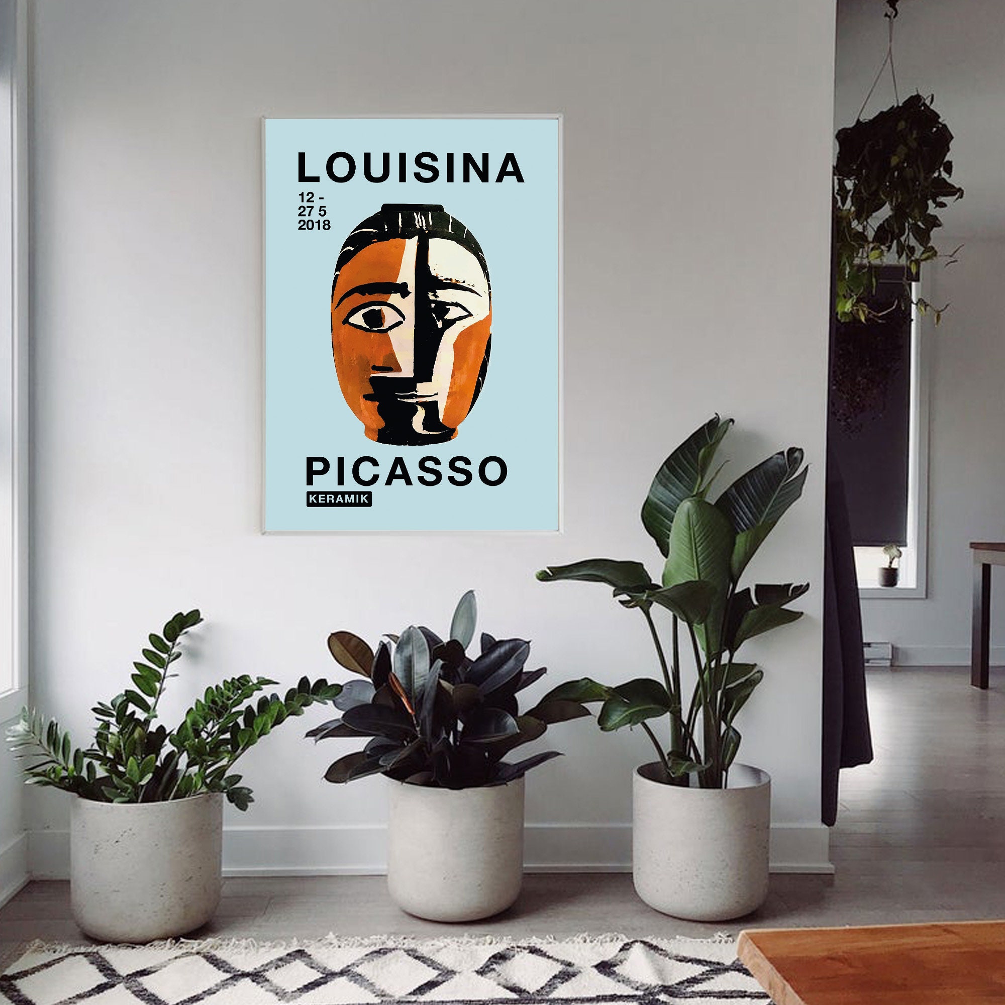 Pablo Louisiana Picasso Exhibition Poster Picasso Etsy