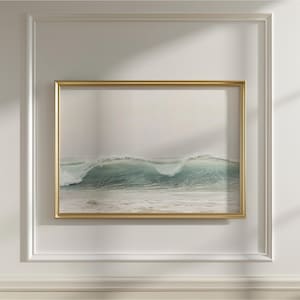 Ocean Waves Wall Art, Coastal Photography Print, Large Beach House Decor, Surf Poster, Boho Nautical Art image 7