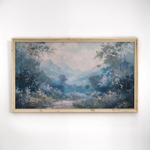 Rahmen TV Art Wildblumen, Samsung Frühling Wild Blumen Feld TV Kunst, Floral TV Kunst, Cottagecore TV Art Digital Sofort Download