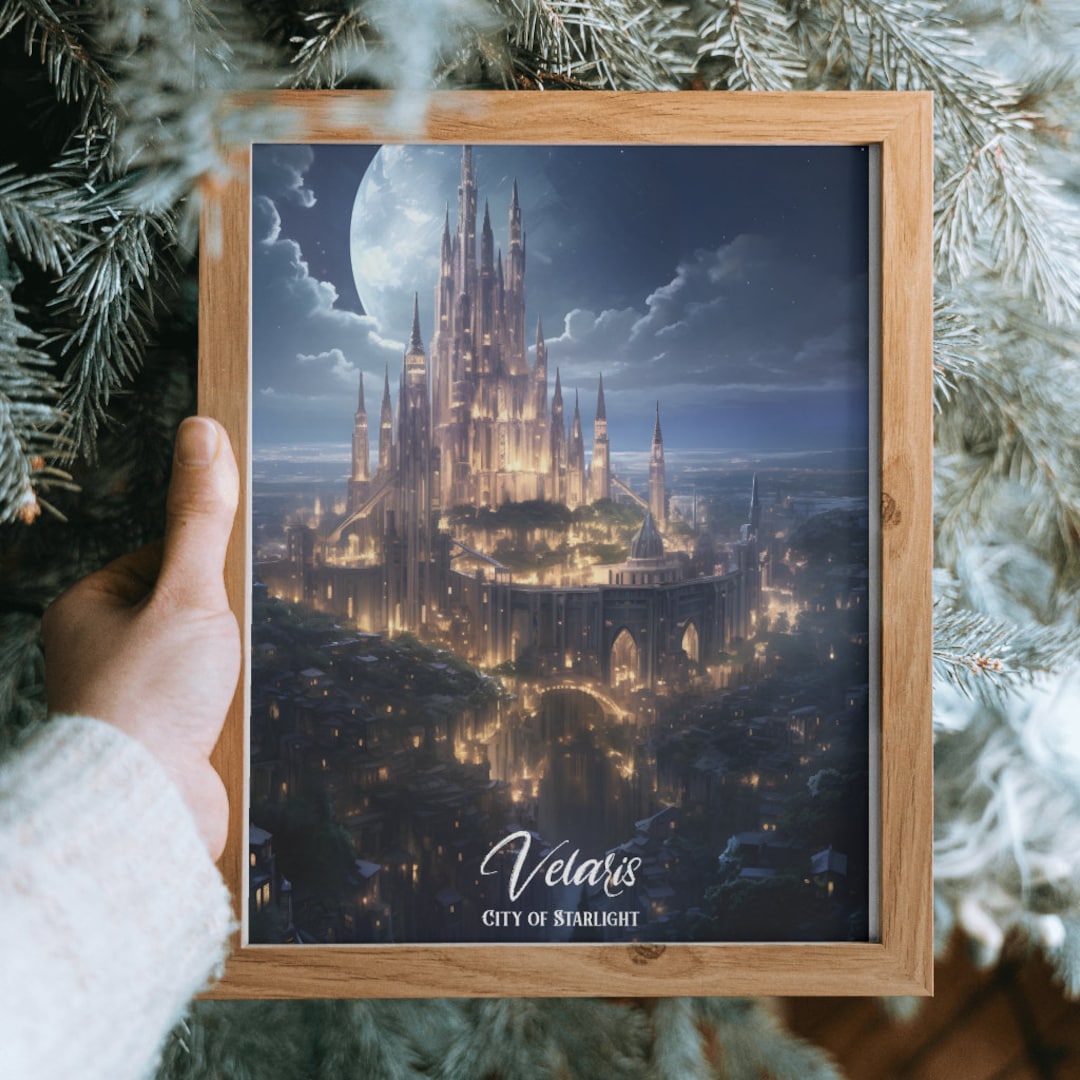 Velaris Print, Acotar Print, A Court of Thorns and Roses, Velaris