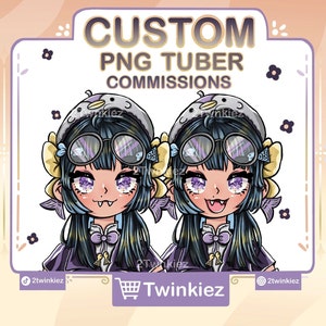 CUSTOM PNGTuber Model Commissions for Twitch/Youtube