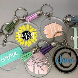 Name Keychain | Personalized Keychains | Custom Keychains | Acrylic Keychains | Vinyl Keychains | Gifts
