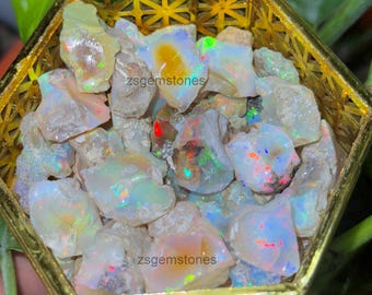 Najwyższej jakości naturalny opal etiopski surowy Welo Fire klasy AAA hurtowy opal surowy duży rozmiar nieoszlifowany kamień szlachetny opal surowy do wyrobu biżuterii i prezentów